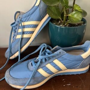 adidas Blue and Cream Athletic Shoes